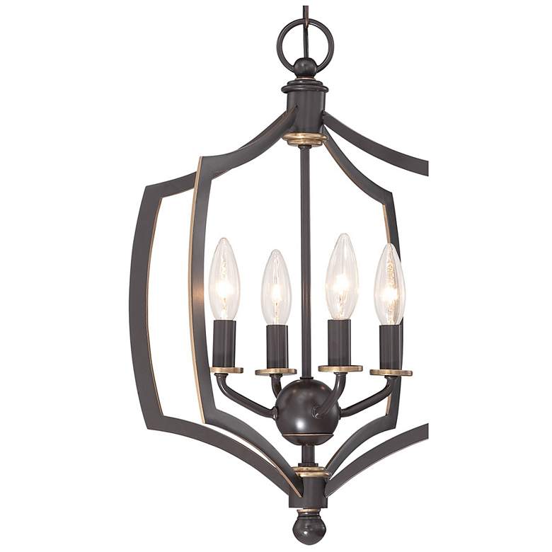 Image 4 Minka Middletown 16" Wide Downton Bronze 4-Light Chandelier more views