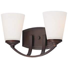 Image1 of Minka Overland Park 2-Light Vintage Bronze Bath Light Fixture