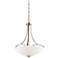 Minka Overland Park 21 1/2" Wide Brushed Nickel 3-Light Pendant