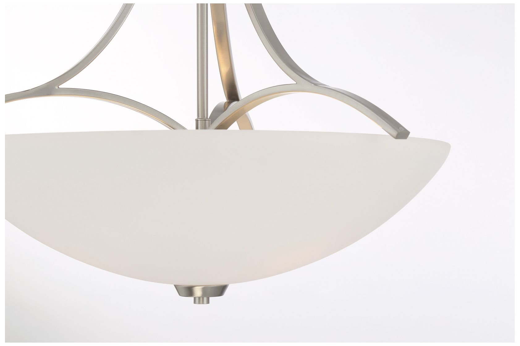Minka Overland Park 21 1/2" Wide Brushed Nickel 3-Light Pendant