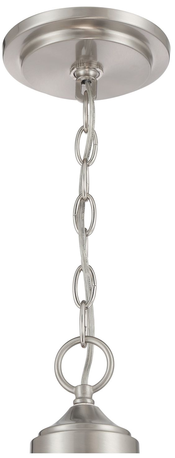 Minka Overland Park 21 1/2" Wide Brushed Nickel 3-Light Pendant