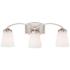 Minka Overland Park 22 3/4" Wide Brushed Nickel 3-Light Bath Light
