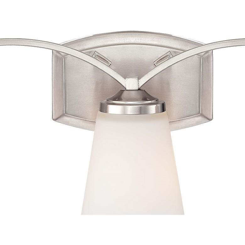 Image 2 Minka Overland Park 22 3/4" Wide Brushed Nickel 3-Light Bath Light more views