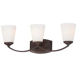Minka Overland Park 22 3/4" Wide Vintage Bronze 3-Light Bath Light