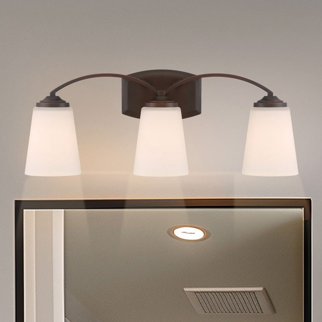 Minka Overland Park 22 3/4" Wide Vintage Bronze 3-Light Bath Light