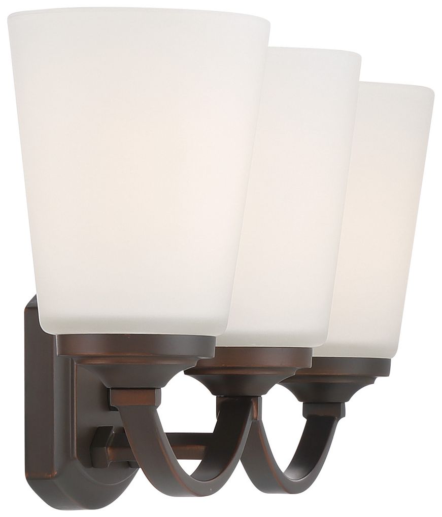 Image 5 Minka Overland Park 22 3/4" Wide Vintage Bronze 3-Light Bath Light more views