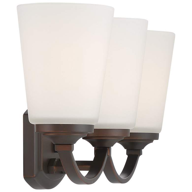 Image 5 Minka Overland Park 22 3/4" Wide Vintage Bronze 3-Light Bath Light more views