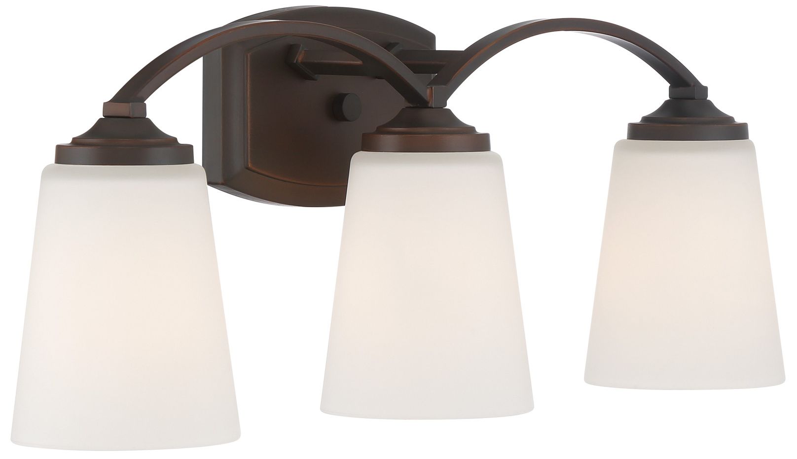 Image 6 Minka Overland Park 22 3/4" Wide Vintage Bronze 3-Light Bath Light more views