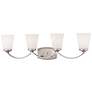 3_Minka Overland Park 30 1/2" Wide Brushed Nickel 4-Light Bath Light more views