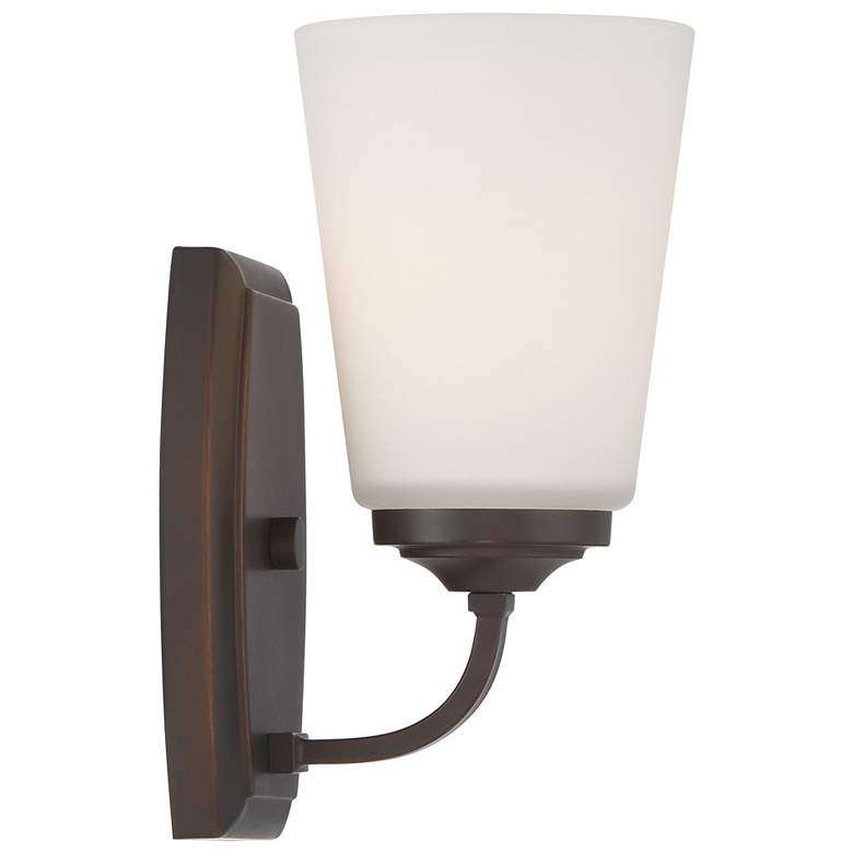 Image 5 Minka Overland Park 9" High Vintage Bronze Wall Sconce more views