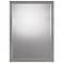 Minka Paradox 24" x 33" Rectangular Brushed Nickel Wall Mirror