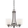 2_Minka Parsons Studio 18" Wide 3-Light Smoked Iron Uplight Chandelier