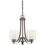 6_Minka Parsons Studio 18" Wide 3-Light Smoked Iron Uplight Chandelier more views