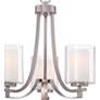 4_Minka Parsons Studio 18" Wide Brushed Nickel 3-Light Chandelier more views