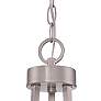 5_Minka Parsons Studio 18" Wide Brushed Nickel 3-Light Chandelier more views