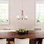 7_Minka Parsons Studio 18" Wide Brushed Nickel 3-Light Chandelier more views