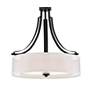 2_Minka Parsons Studio 20 1/2" Wide Sand Coal Black Drum Pendant Light more views