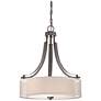 2_Minka Parsons Studio 20 1/2" Wide Smoked Iron Drum Pendant Light