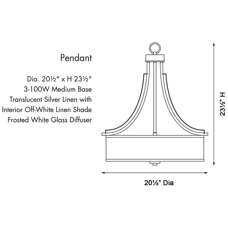 Image 4 Minka Parsons Studio 20 1/2" Wide Smoked Iron Drum Pendant Light more views