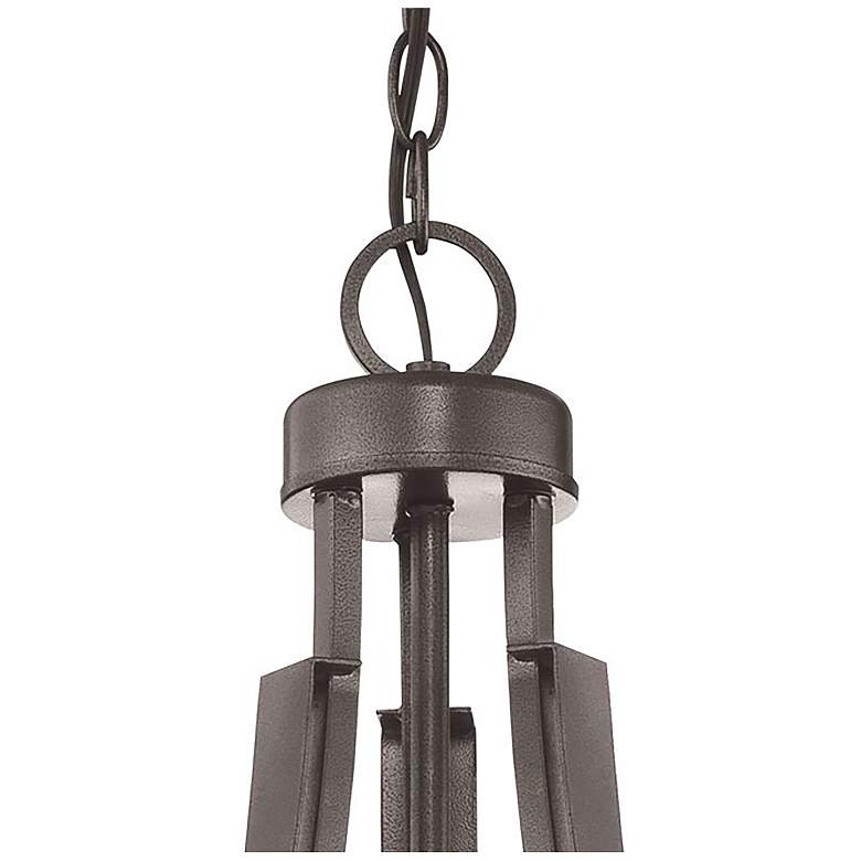 Image 6 Minka Parsons Studio 20 1/2" Wide Smoked Iron Drum Pendant Light more views