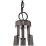 6_Minka Parsons Studio 20 1/2" Wide Smoked Iron Drum Pendant Light more views