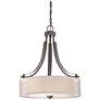 7_Minka Parsons Studio 20 1/2" Wide Smoked Iron Drum Pendant Light more views