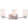 1_Minka Parsons Studio 24" Wide Brushed Nickel 3-Light Bath Light