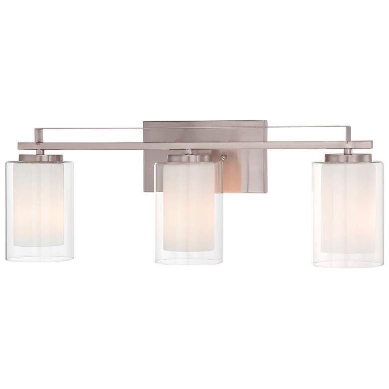 Image 3 Minka Parsons Studio 24" Wide Brushed Nickel 3-Light Bath Light more views