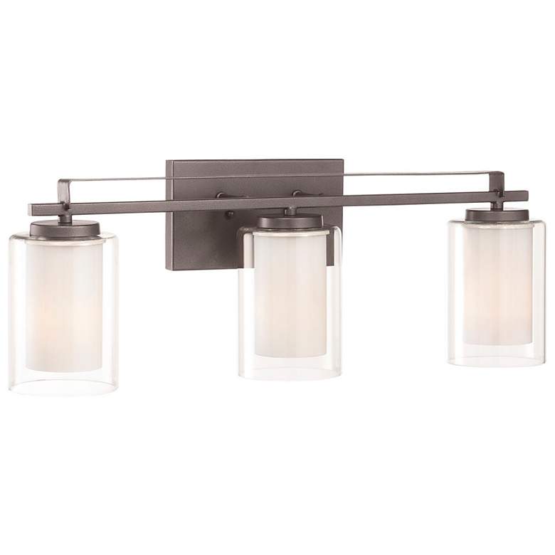 Image 2 Minka Parsons Studio 24" Wide Smoked Iron Bath Light more views