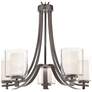 4_Minka Parsons Studio 25 1/2" Wide Smoked Iron 5-Light Chandelier more views