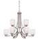 Minka Parsons Studio 31 1/2" Wide Brushed Nickel 9-Light Chandelier