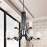 1_Minka Parsons Studio 31 1/2" Wide Sand Coal Black 9-Light Chandelier