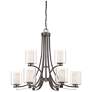 2_Minka Parsons Studio 31 1/2" Wide Smoked Iron 9-Light Chandelier