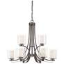 7_Minka Parsons Studio 31 1/2" Wide Smoked Iron 9-Light Chandelier more views