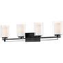 1_Minka Parsons Studio 32 1/2" Wide Sand Coal 4-Light Bath Light