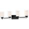 Minka Parsons Studio 32 1/2" Wide Sand Coal 4-Light Bath Light
