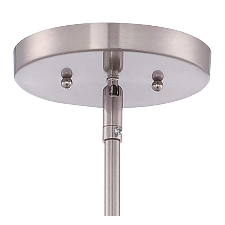 Image 3 Minka Parsons Studio 4 1/4" Wide Brushed Nickel and Glass Mini Pendant more views