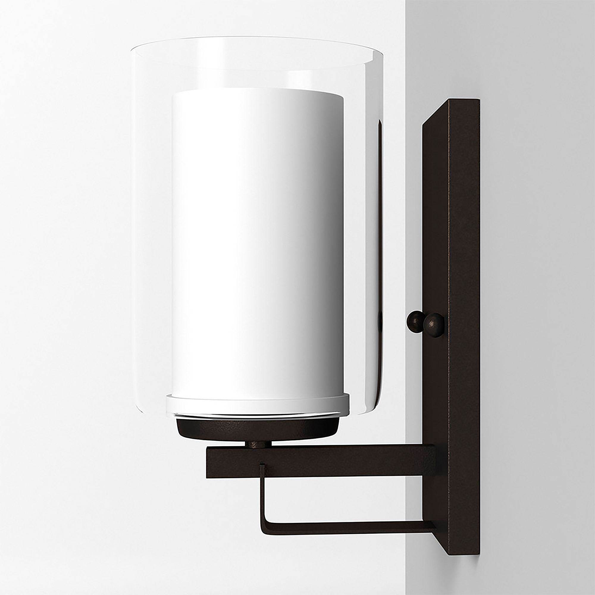 Minka Parsons Studio 8 3/4" High Smoked Iron Wall Sconce