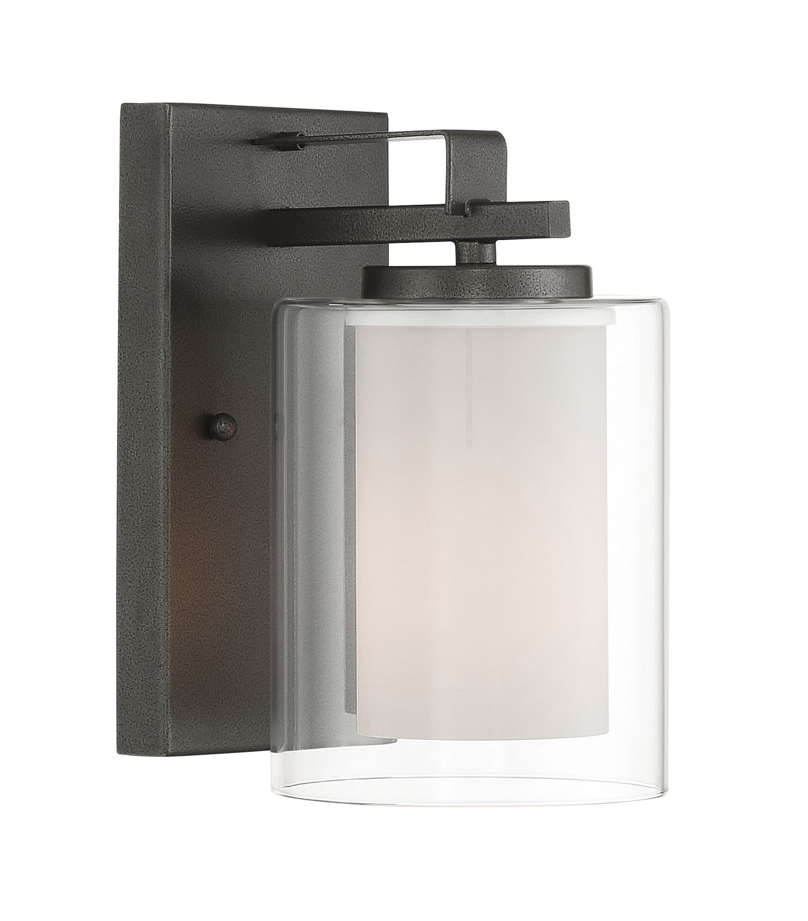 Minka Parsons Studio 8 3/4" High Smoked Iron Wall Sconce