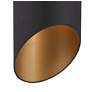 3_Minka Pineview Slope 12 1/2" High Black and Gold Outdoor Wall Light more views
