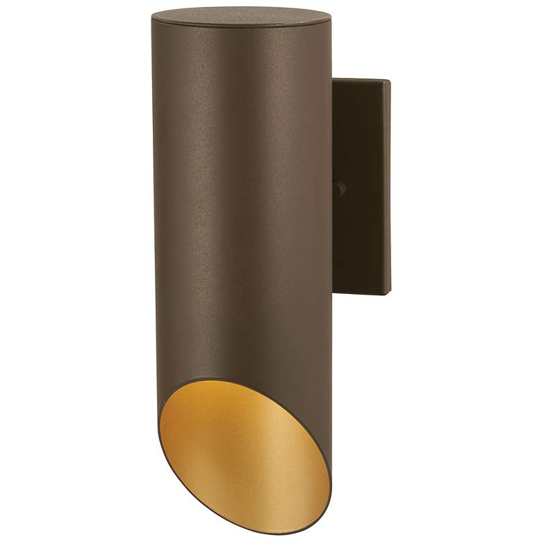 Image 2 Minka Pineview Slope 12 1/2" High Dark Sky Sand Bronze Outdoor Light