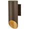 Minka Pineview Slope 12 1/2" High Dark Sky Sand Bronze Outdoor Light