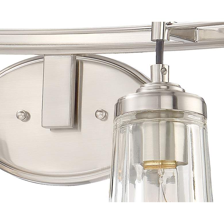 Image 3 Minka Poleis 16" Wide Brushed Nickel 2-Light Bath Light more views