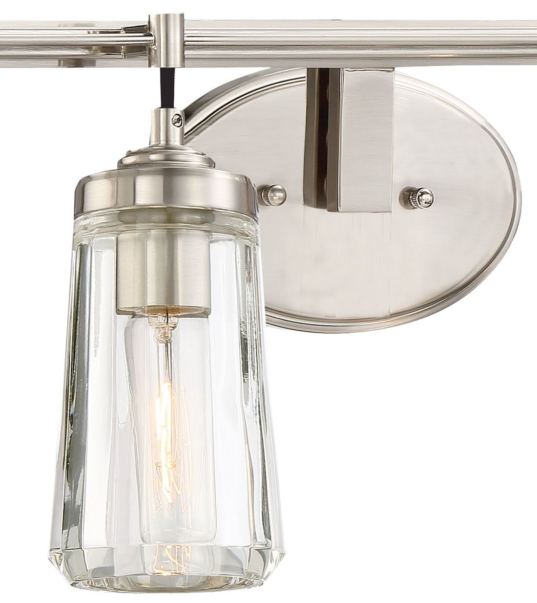 Image 6 Minka Poleis 32" Wide 4-Light Brushed Nickel Bath Vanity Light more views