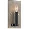 Minka Rawson Ridge 5" Wide Aged Silverwood and Coal Wall Light
