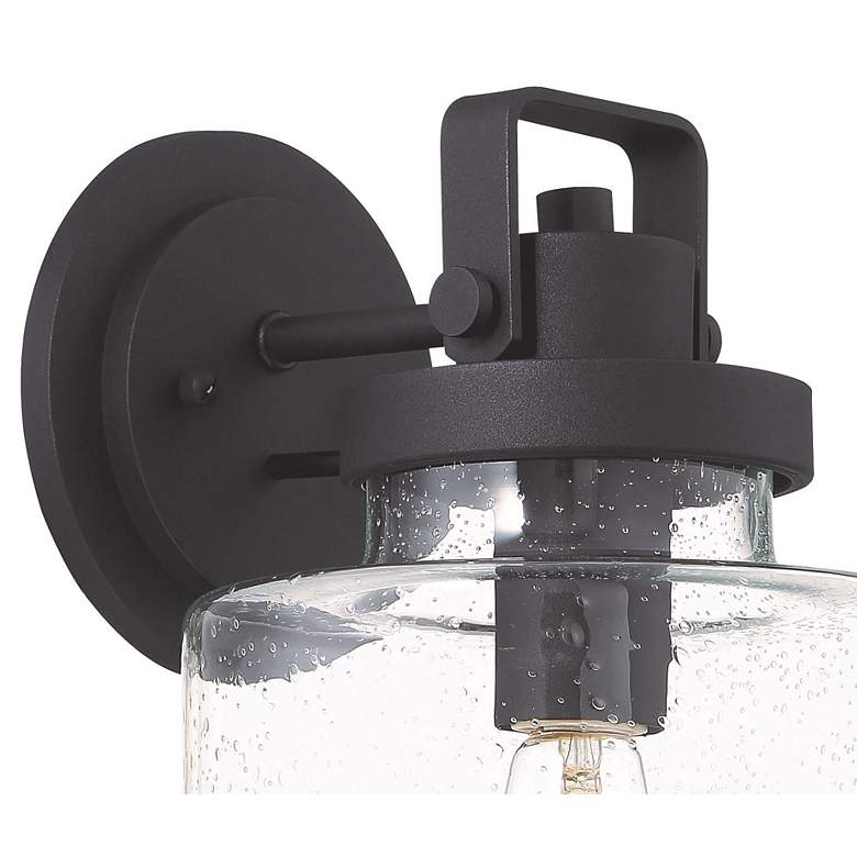 Image 4 Minka Rosecrans 8" Wide 1-Light Sand Coal Outdoor Wall Light more views