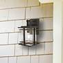6_Minka San Marcos 11 1/4" High Black and Copper Outdoor Wall Light more views