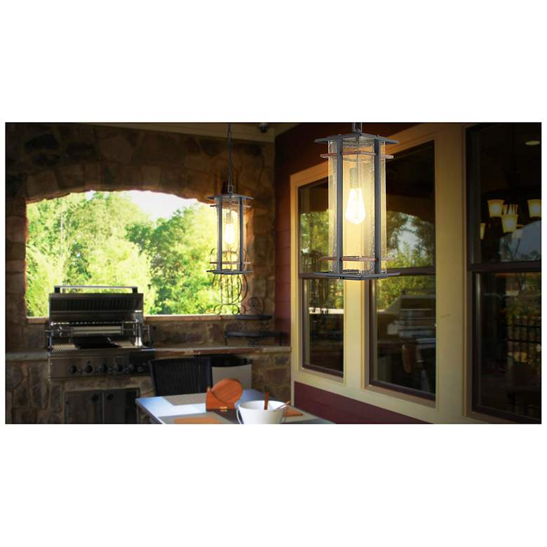 Image 5 Minka San Marcos 20" High 1-Light Outdoor Chain Hung Lantern Light more views