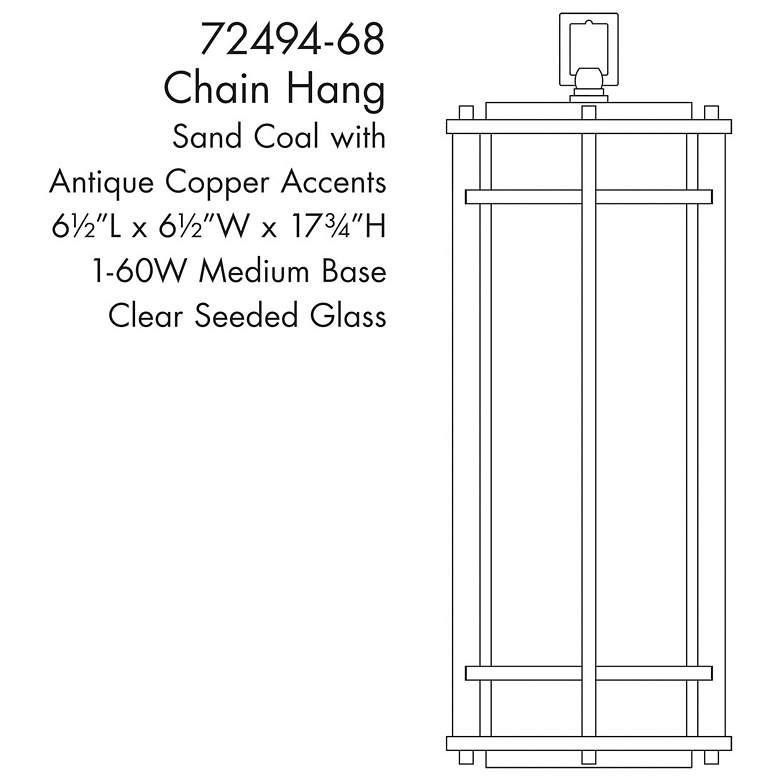 Image 6 Minka San Marcos 20" High 1-Light Outdoor Chain Hung Lantern Light more views