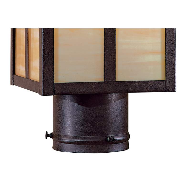 Image 3 Minka Scottsdale 13 1/4" High French Bronze Outdoor Post Lantern more views